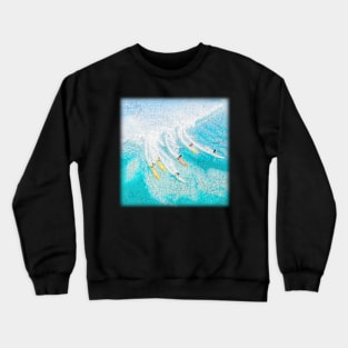 Surfing save the ocean Crewneck Sweatshirt